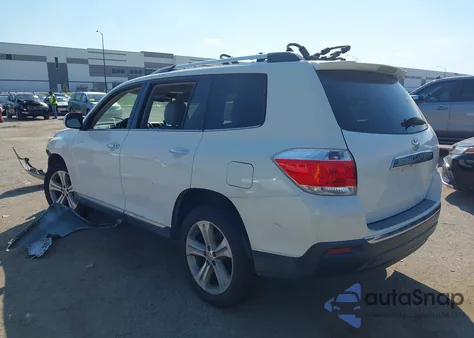 2013 Toyota Highlander Limited V6 from USA, damaged, VIN 5TDDK3EH1DS204305